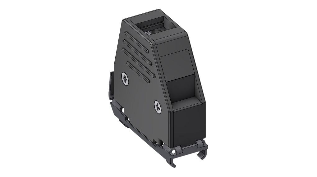 D-Sub Backshell, DA-15, Thermoplastic